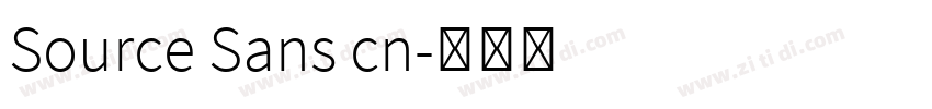 Source Sans cn字体转换 Source Sans cn字体转换